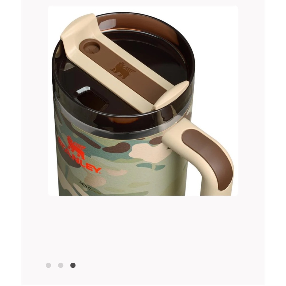 Post Malone flowstate 40oz. Stanley Quencher H2.0 Tumbler in Multicam - Picture 8 of 8